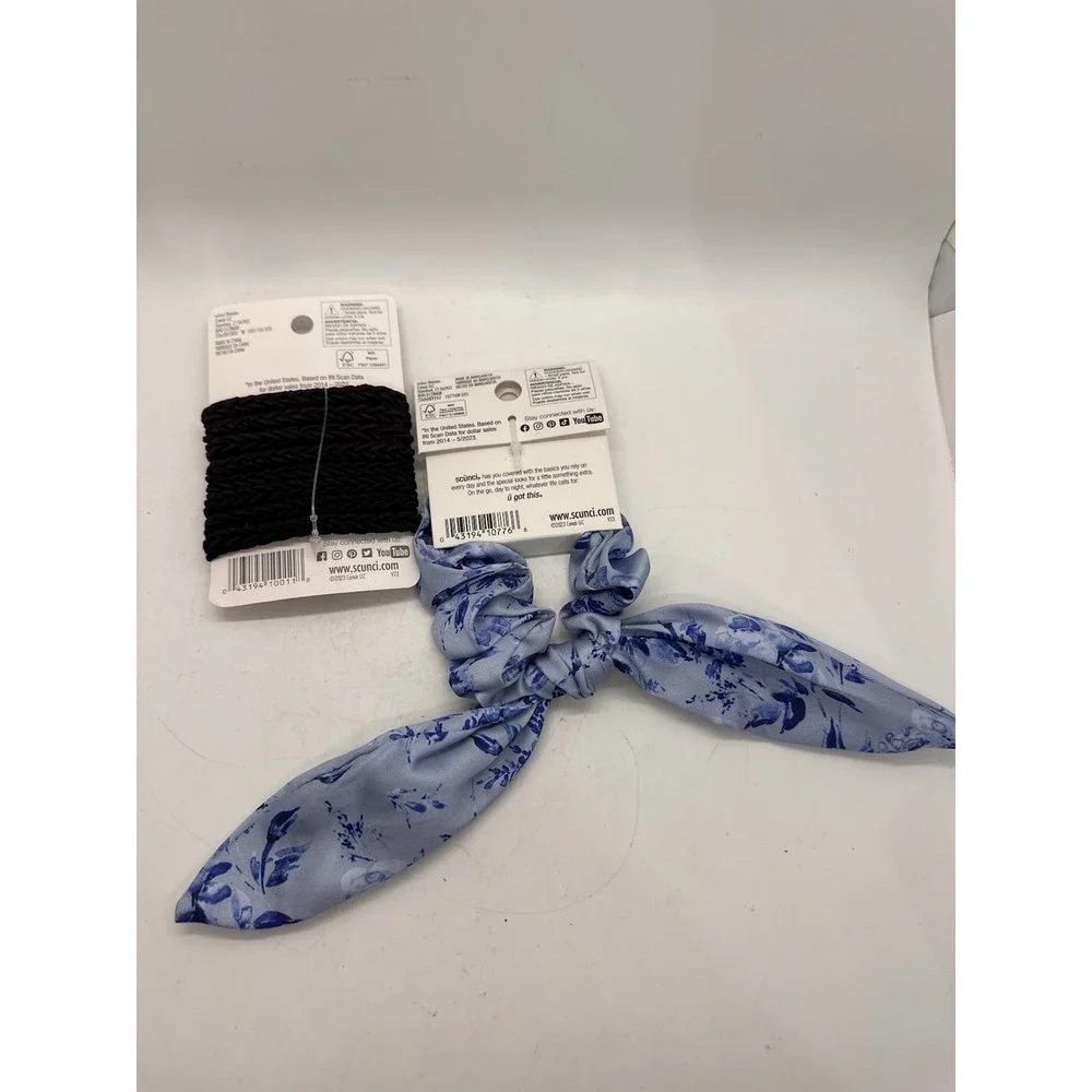 Scunci Hair Accessories Lot Scrunchie Ponytail Holders New With Tags